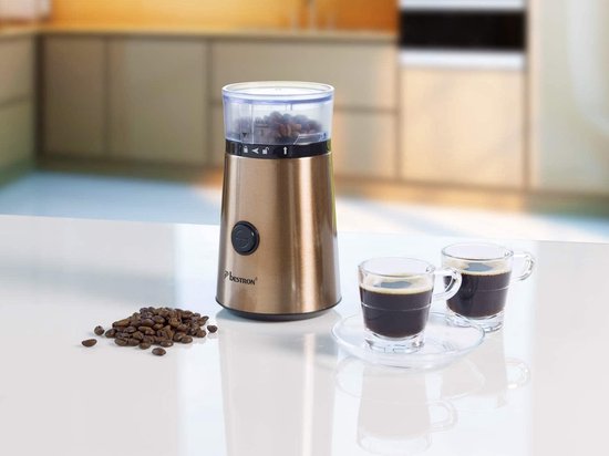 De Kamer Encommium betaling ACG1000CO Bestron Koffiemolen Koper | Powersat-Bazaar
